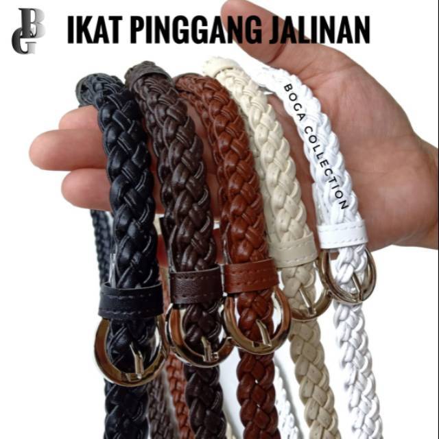 Feb428 IKAT PINGGANG WANITA RING BELT GEAPER JALINAN X03