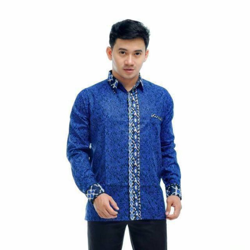 Kemeja Batik Pria Lengan Panjang | Batik Pria Lengan Panjang M L XL XXL | Batik Pria Murah