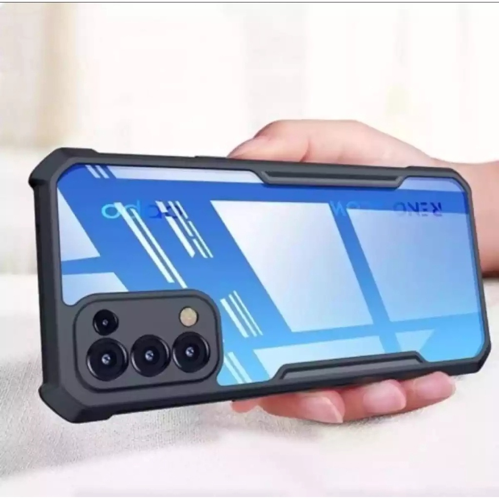 PROMO CASE OPPO RENO 6 4G/5G RENO 8T 4G 5G RENO 8 4G RENO 7 5G RENO 7 4G RENO 7Z 5G RENO 4 5 RENO 5F RENO 4F OPPO A55 4G A76 A95 A92 A74 A54 A16  HARD CASE SOCKPROOF TRANSPARAN CASING