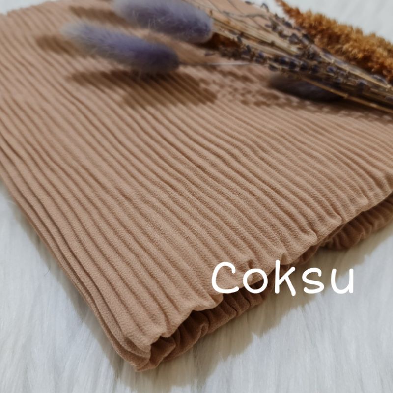 Pashmina Plisket Lidi Full Premium 180X75 CM By Milanda Mode-Coksu