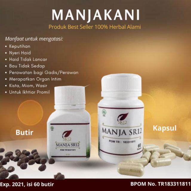 MANJAKANI SR12 - Solusi ampuh masalah keputihan, kapsul untuk program hamil pasutri-Manjakani sr12