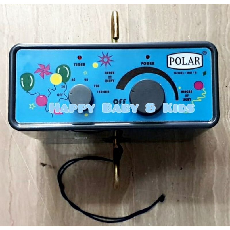 POLAR TIMER Mesin Ayunan Listrik/Buaian bayi/Baby Bouncer komplit