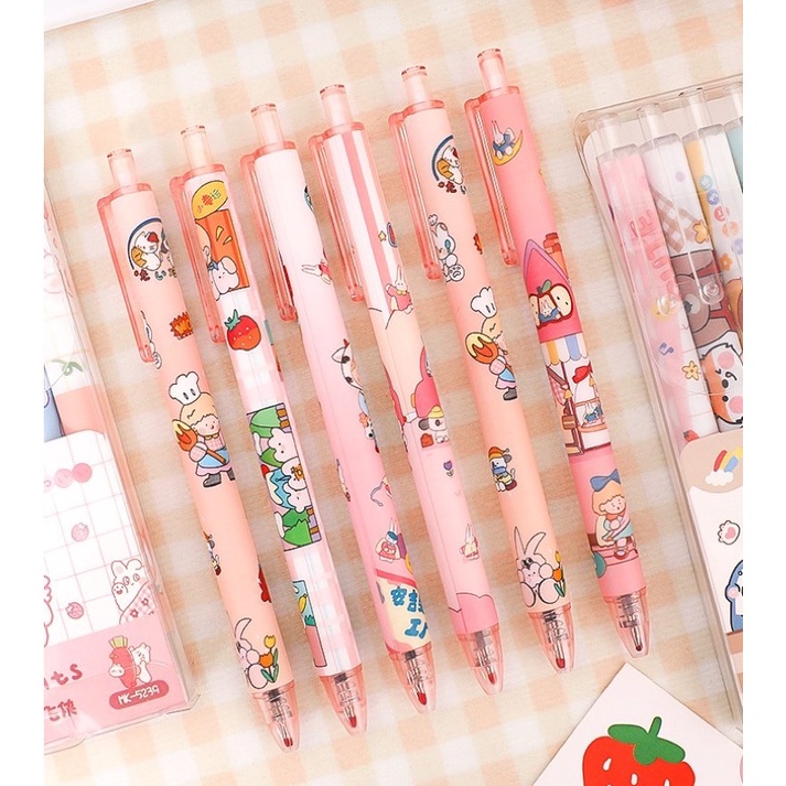 KENSHO Pen Korea Aesthetic 0.5 mm Import Lucu Pulpen Cetek Pastel Bolpen Fancy