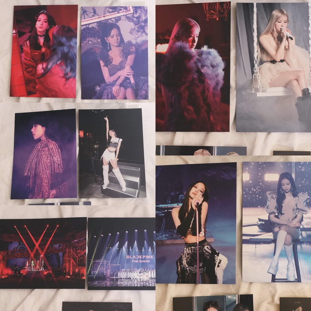 - POSTCARD BLACKPINK THE SHOW DVD 2021 BIG POSTCARD SET LISA JENNIE ROSE JISOO YG SELECT PC PHOTOCAR