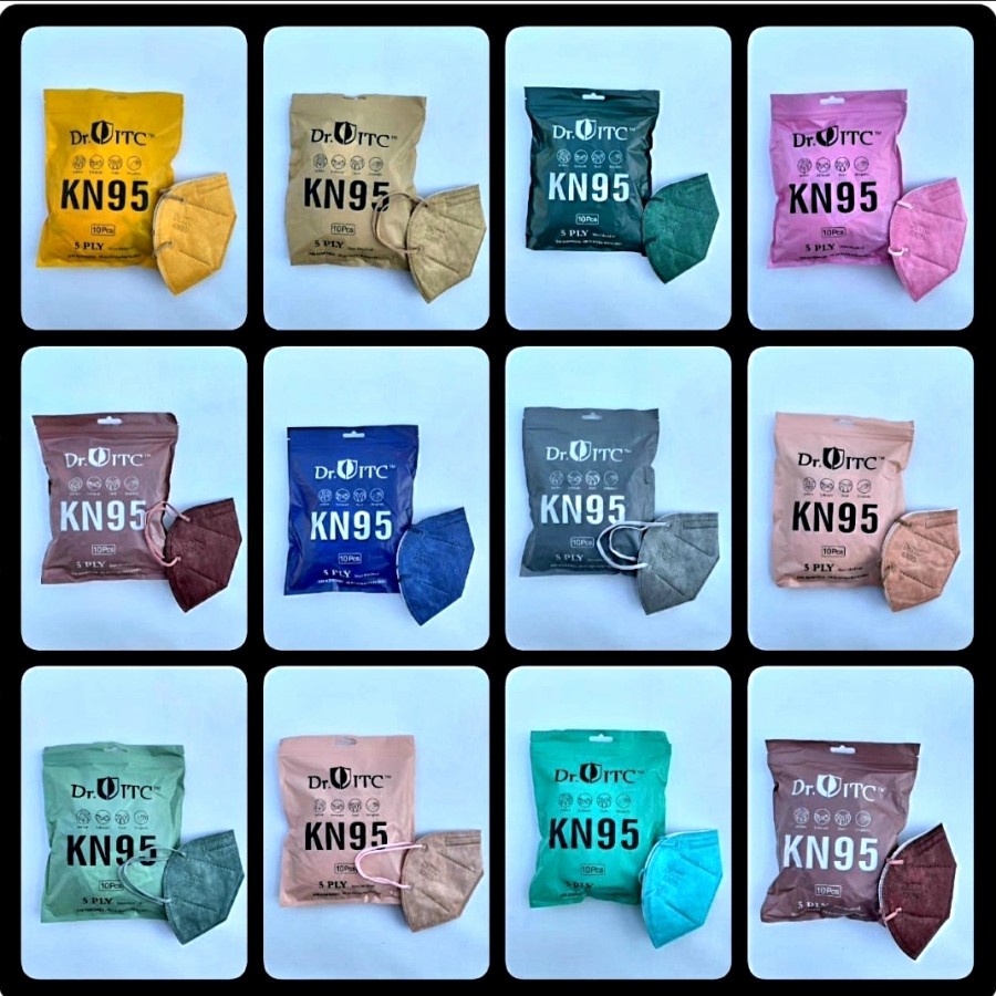 GROSIR Masker KN95 5 ply Kemenkes Original Masker KN95 Warna Warni