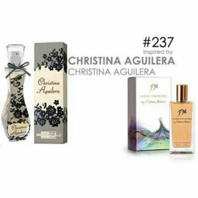 PARFUM WANITA LADIES FEDERICO MAHORA FM 237 CHRISTINA AQUILERA - POUR FEMME (Original Import Eropa)
