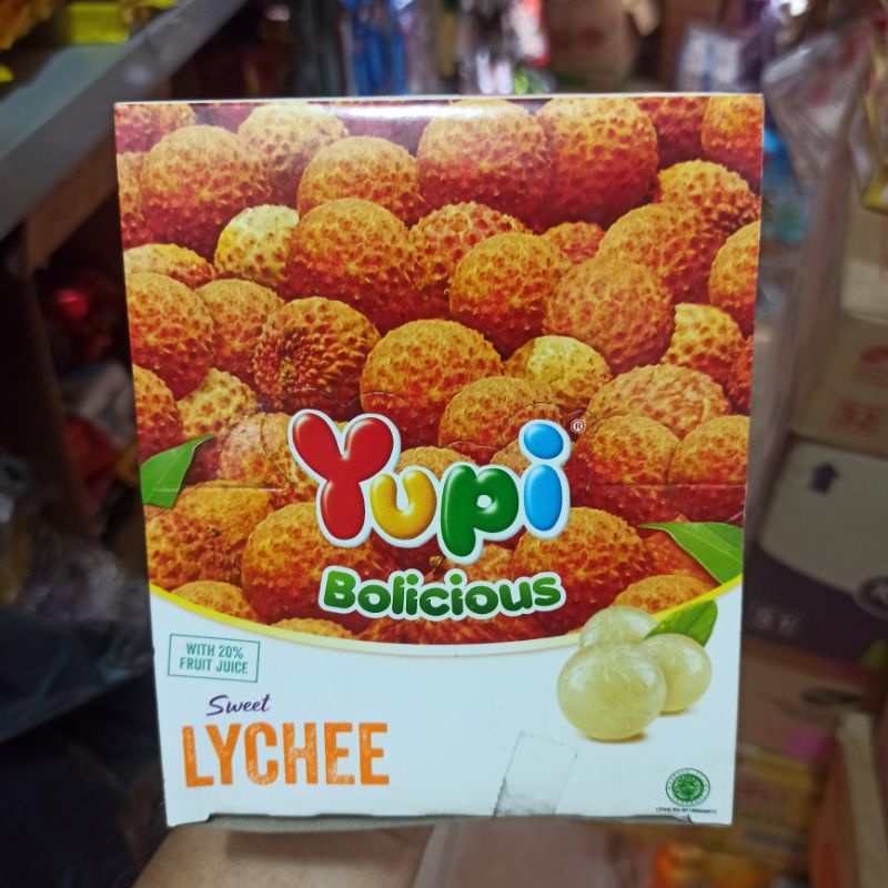 

Permen Yupi Bolicious Rasa Leci Lychee 5 Gram