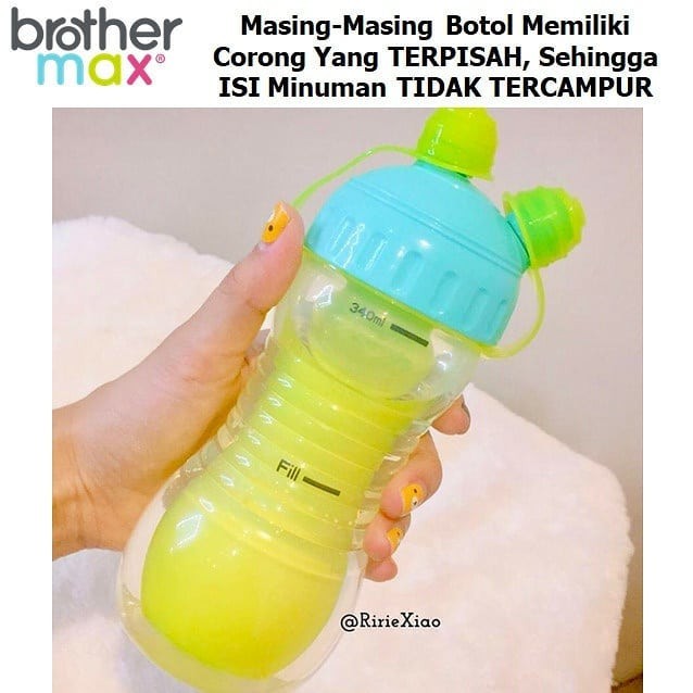 Brother Max 2-in-1 Drinks Cooler Sports Bottle Botol Minum Anak