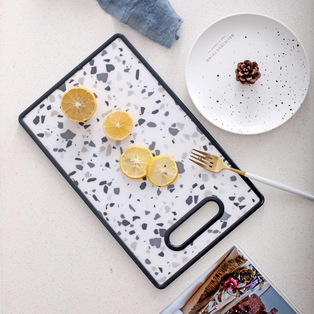 Talenan Plastik Motif Marble Chic [ 22.5 * 37 cm ]