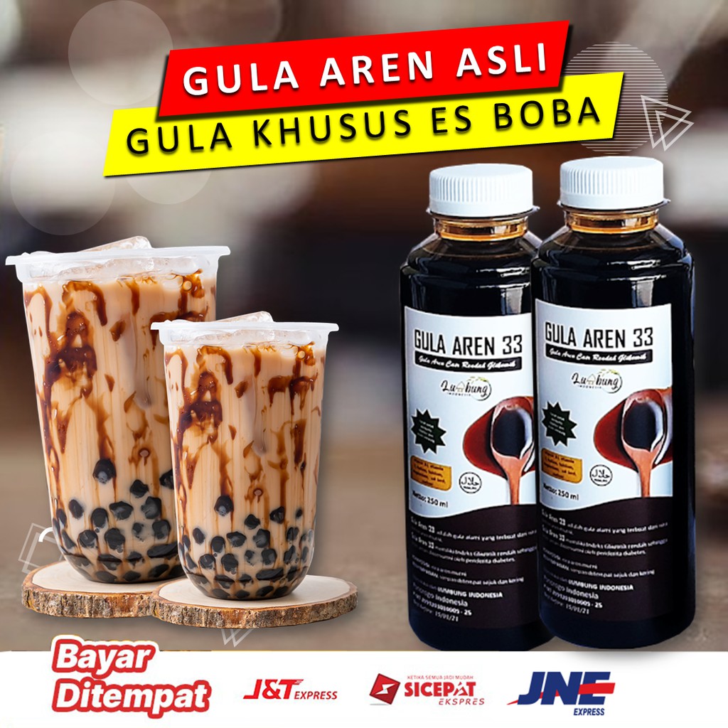 

Brown sugar gula aren 33 cair boba asli murah 250ml GA004