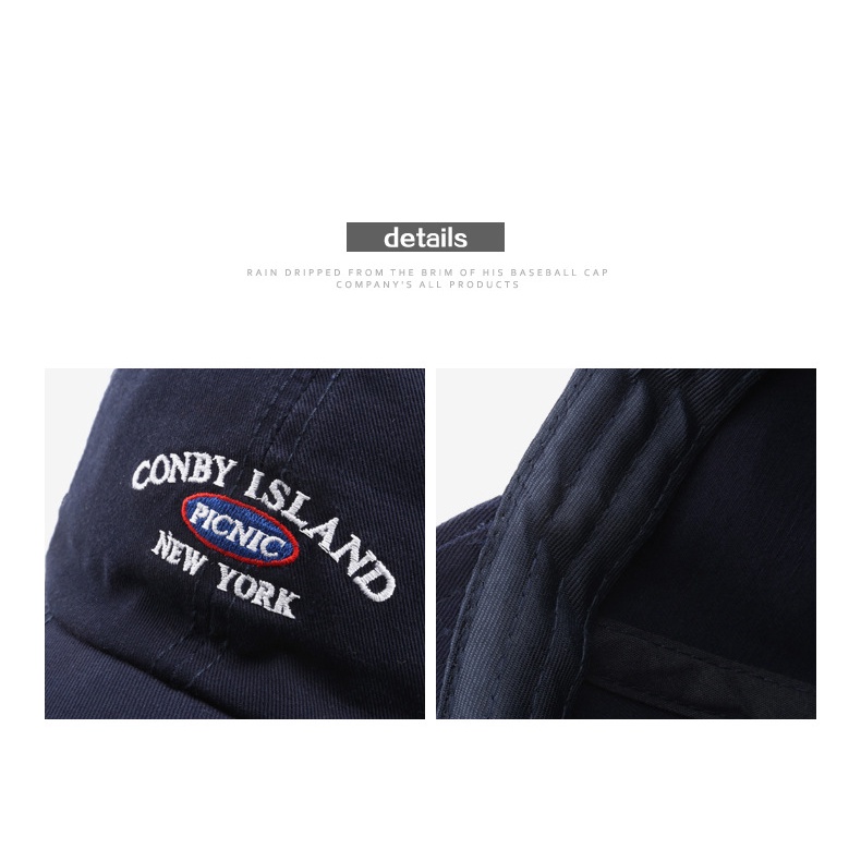 NEXTSTOPID-201 Baseball cap bordir conby island picnik unisex