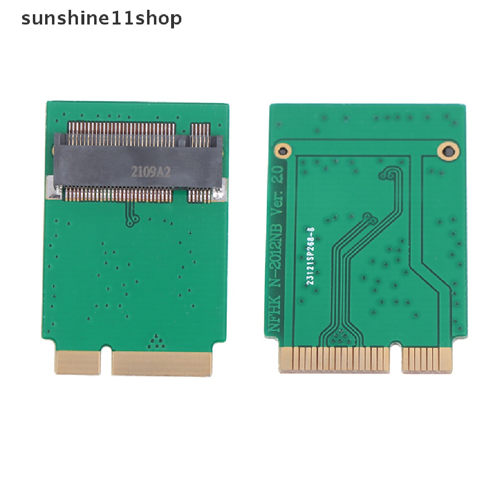 Sho Papan Adapter M.2 NGFF SSD Ke 17 + 7 Pin Untuk Macbook AIR 2012 A1466 A1465 N