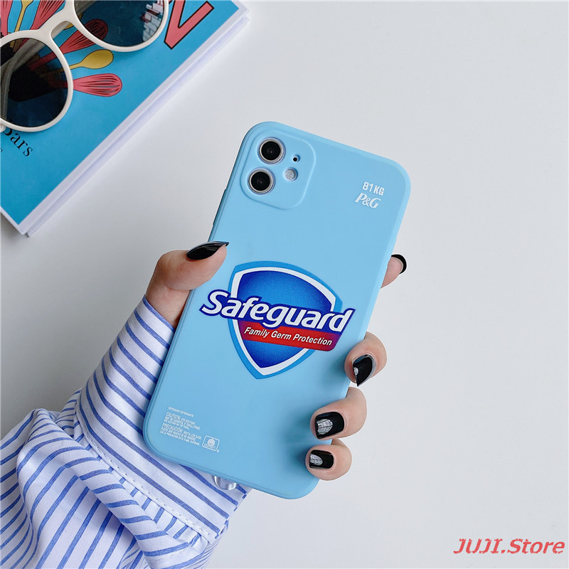 2020 Straight Cube Edge Funny Tide Anti-fall Case IPhone 11 11Pro 11ProMax 6 6s 7 8 6Plus 7Plus 8Plus X XS XR XSmax Matte Soft Cover