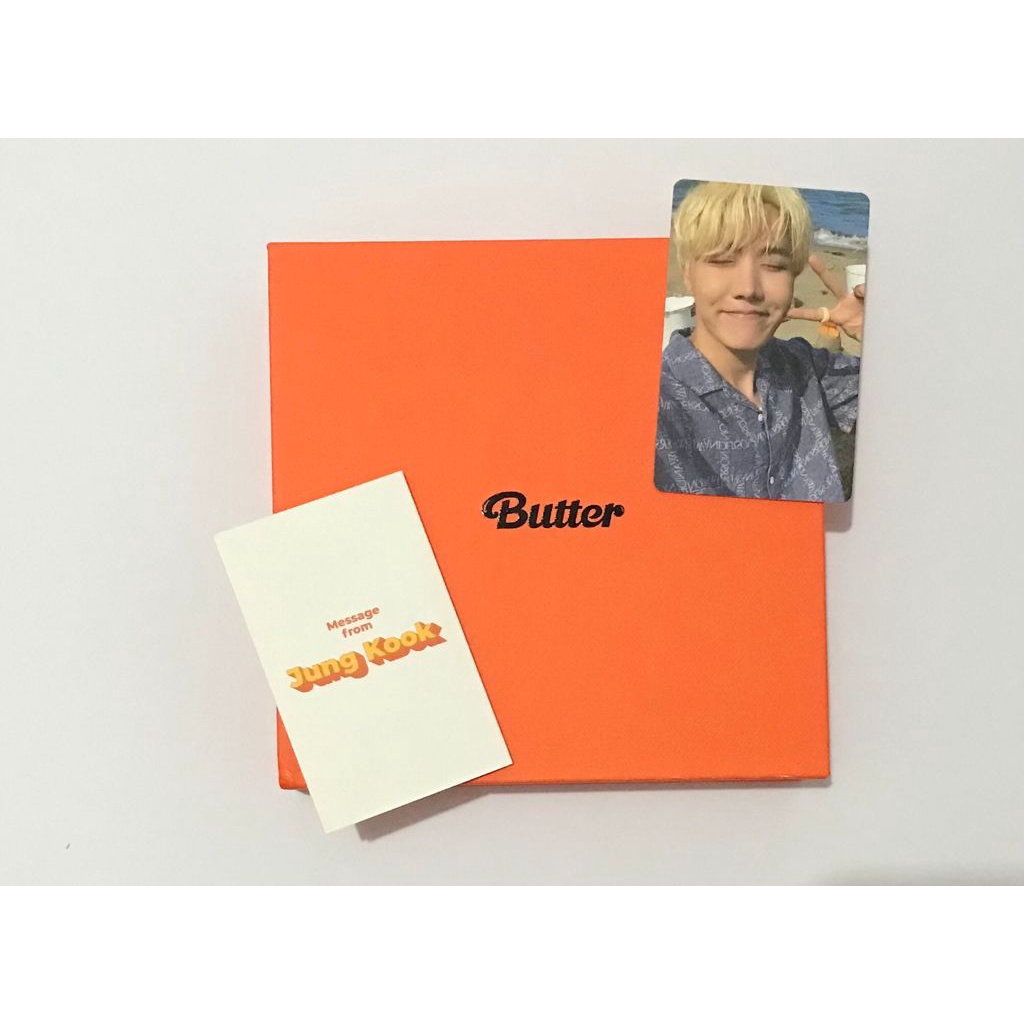 ❗ SALE ❗ [READY STOCK] FULLSET BTS Butter Single CD Album Peaches Ver. PC Photocard j-hope Hobi Hose