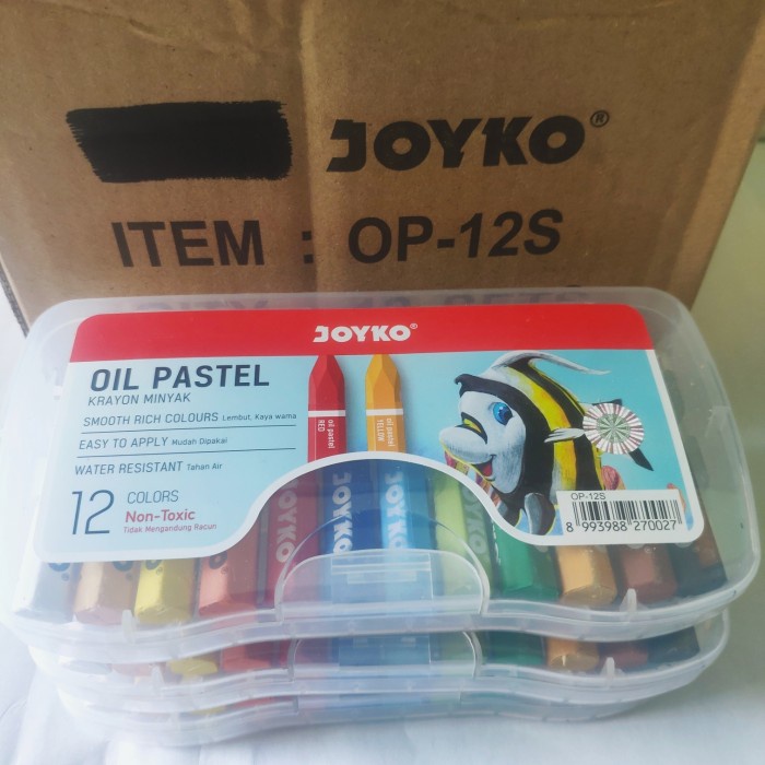 

PASTEL-DRY-OIL- OIL PASTEL/ KRAYON MINYAK JOYKO OP-12S 12 WARNA -OIL-DRY-PASTEL.