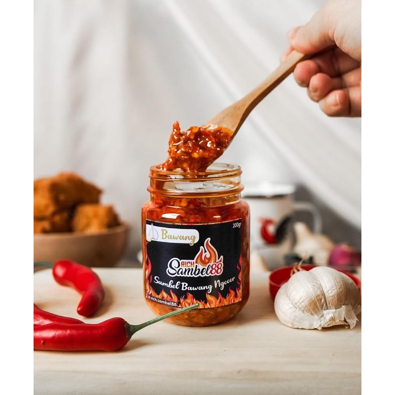 

paket sambal terasi dan bawang 200gr