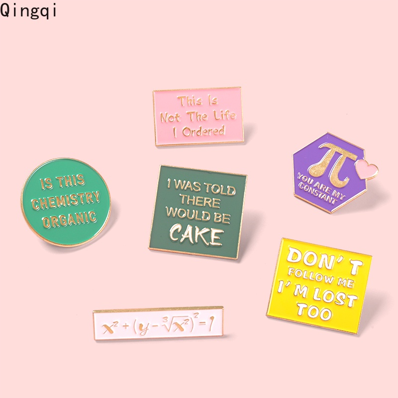 Bros Pin Enamel Desain Kutipan Social Cemas / Introvert Kimia Untuk Aksesoris Tas / Topi