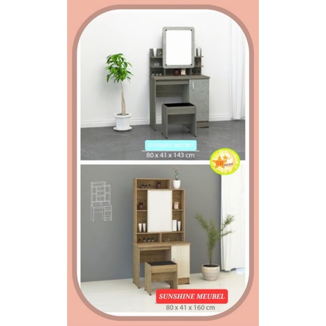 MEJA KECANTIKAN GESER MINIMALIS