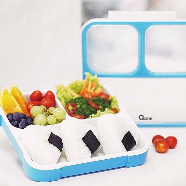 Oxone Ox-067 Kotak Makanan Bento 3 Sekat Ox 067 Tempat Makan Wadah Plastik BPA FREE Lunchbox Lunch box Tas wlshop1 wlshop