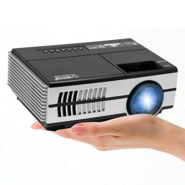 Mini Proyektor Full HD dengan Tv Tuner 1500 Lux