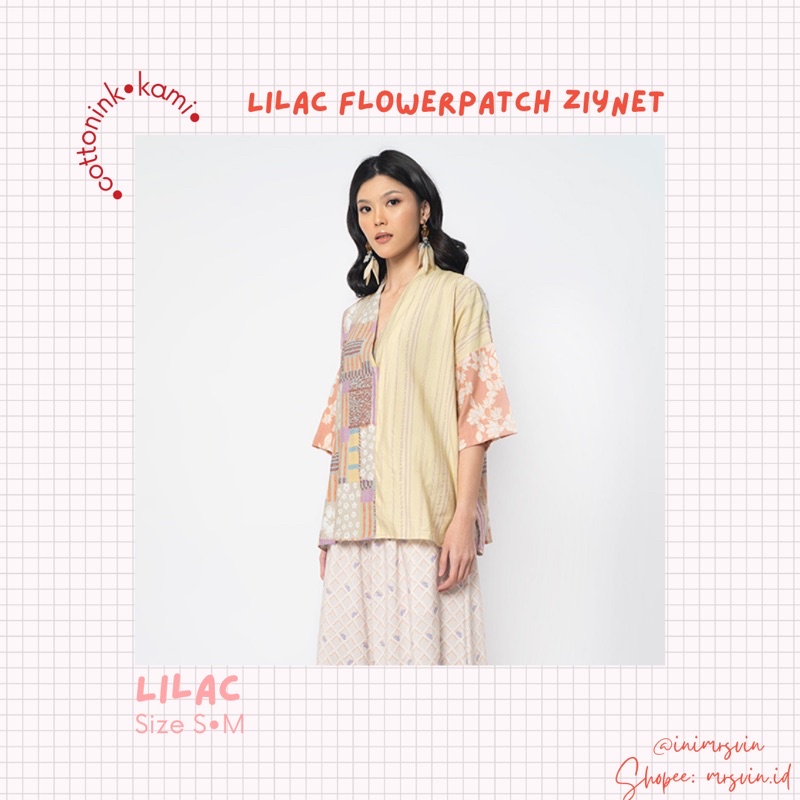 Lilac Flowerpatch Ziynet Cottonink x Kami