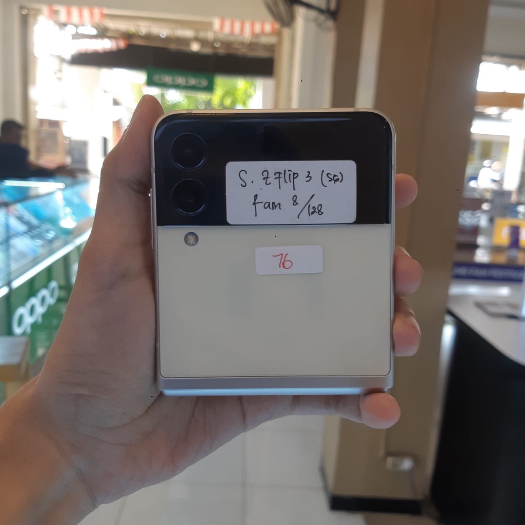 Samsung Z Flip 3 8/128gb (5G) Fullset - Hp Second Bekas