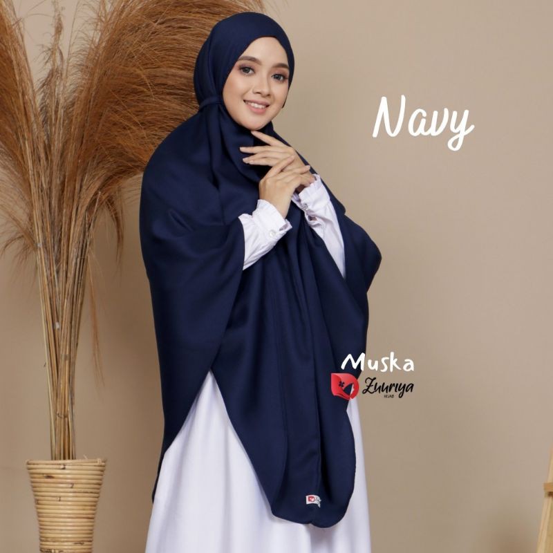 Bergo Wanita Jumbo Syari Bahan Moscrape