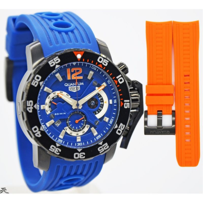 Jam Tangan Pria Quantum BAR877.699 Barracuda Rubber Karet Original Murah