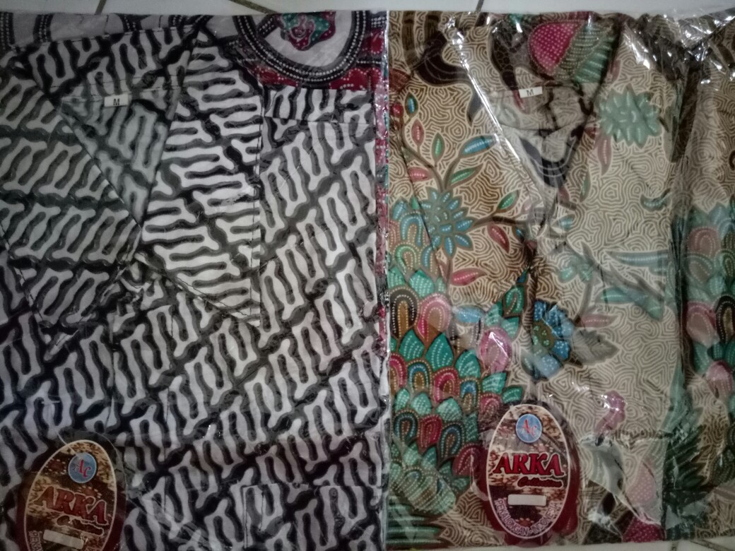 Batik Pria Lengan Pendek Premium Batik Berkah Hrb026 Motif Keratonan Kode 002 Size M L Xl Xxl