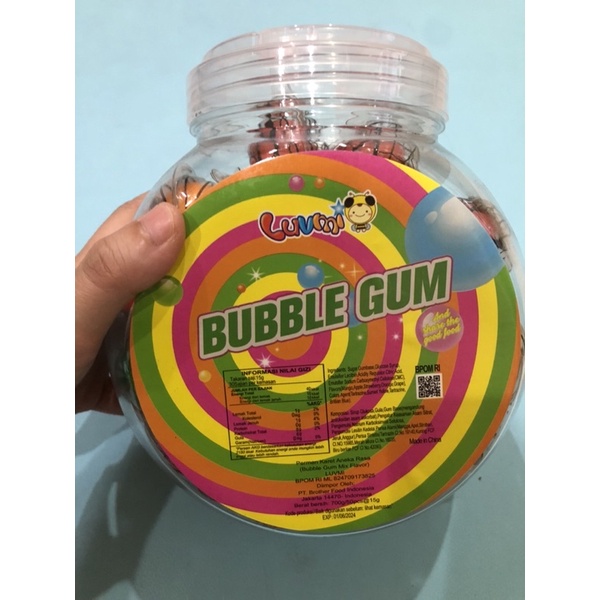 

BUBBLE GUM LUVMI ISI 50 PCS