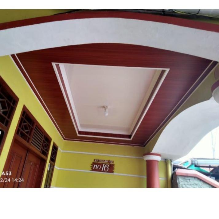 Grosir Plafon pvc nusahome kayu merah wood 13 #murah
