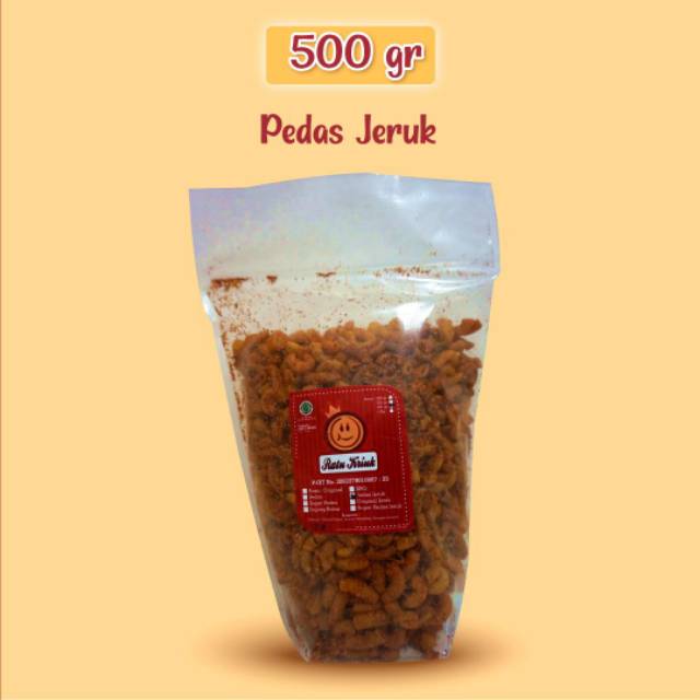 

Makaroni Pedas Jeruk 500gr