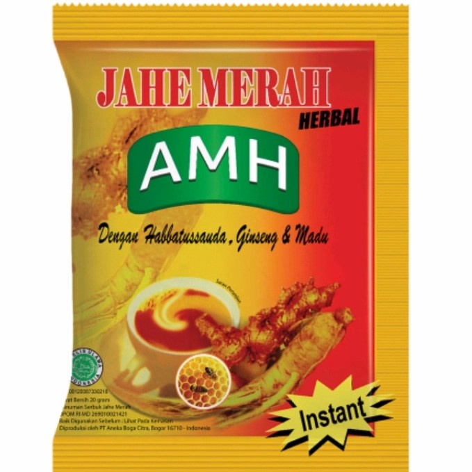 

tradisional-minuman- jahe merah amanah amh per sachet - merah -minuman-tradisional.