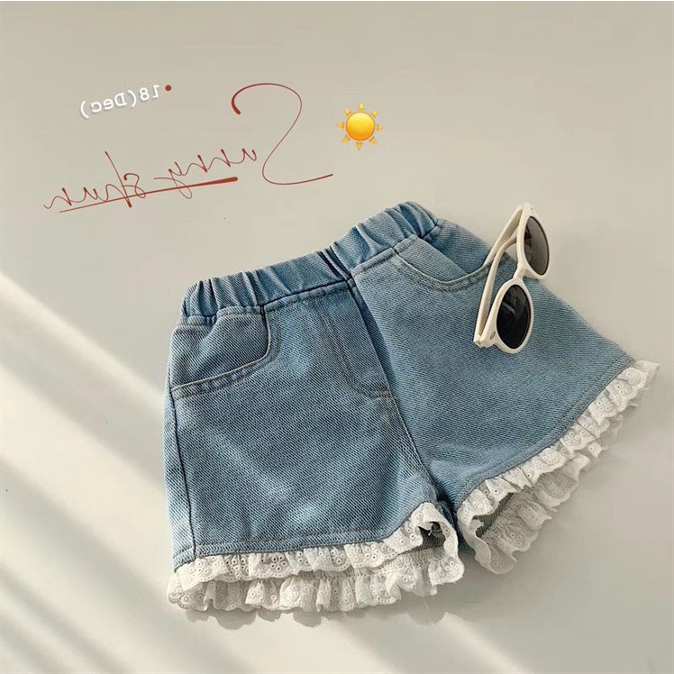 Celana pendek Jeans Anak Perempuan Qualitas Import Korea Fashion