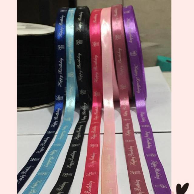 

1 YARD - 1.2 CM PITA HAPPY BIRTHDAY SATIN | PITA HAPPY BIRTHDAY GROSGRAIN 1.3 CM