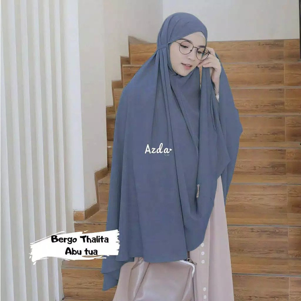 Alny Hijab - Bergo Hannah Maryam Jumbo Wolfis Bergo Maryam Jumbo