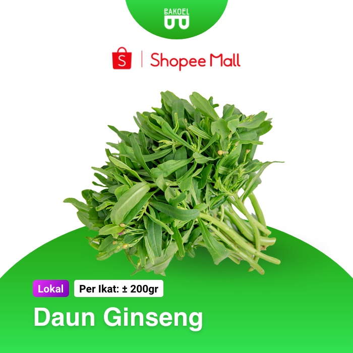 

Daun Ginseng - Bakoel Sayur Online