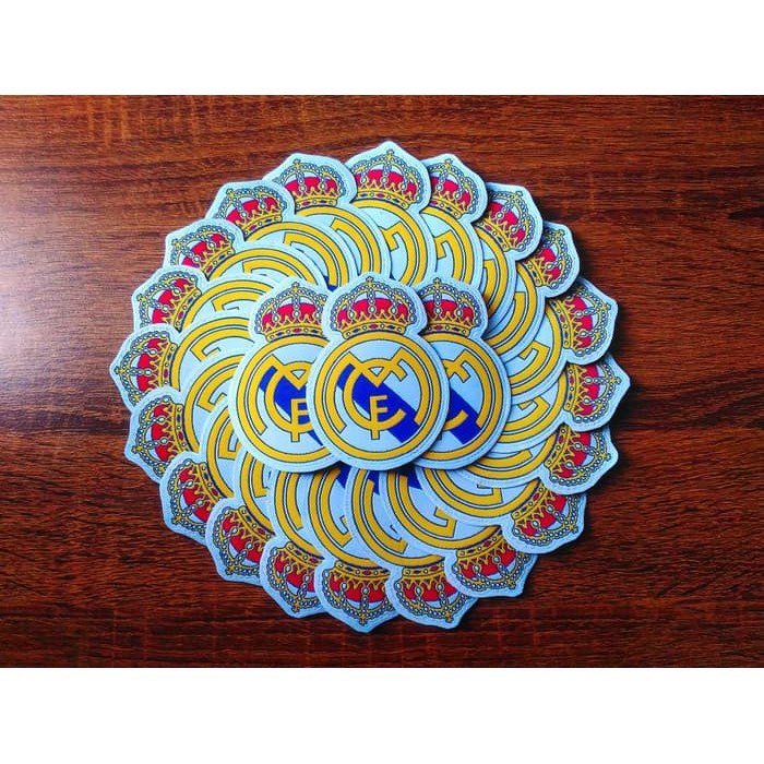 Logo Patch Woven / Emblem Club Bola Real Madrid