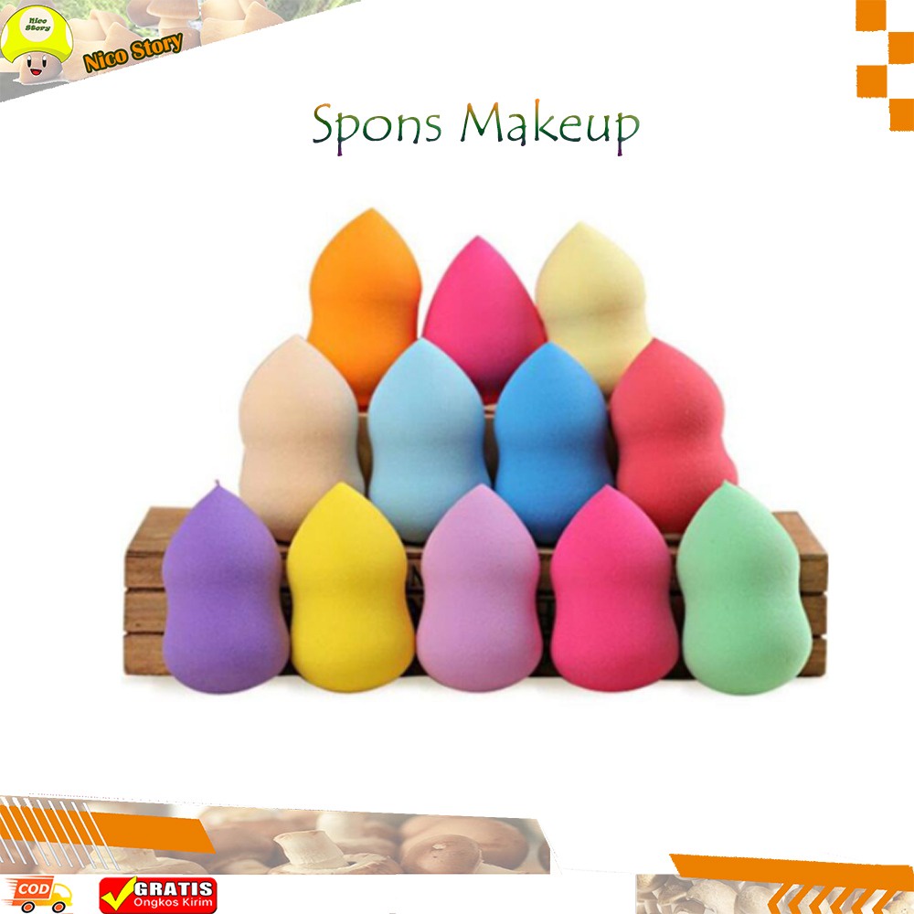 (NCS) Beauty BLENDER SPONGE SPON MAKE UP Blending Murah Import