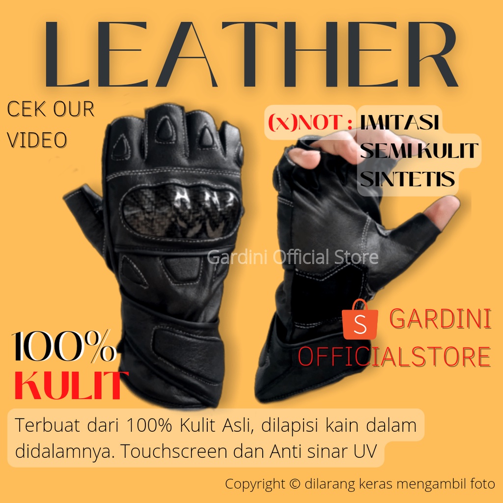 SARUNG TANGAN KULIT BALAP RACING MOTOR GLOVES PRIA TOURING ORIGINAL SARUNG TANGAN PRIA TOURING
