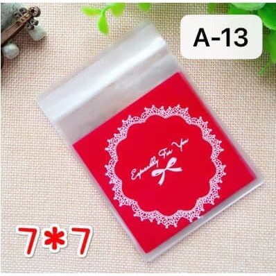 

bungkus kue cake permen kado COOKIES BAG / PLASTIK COOKIES 7x10 A-13