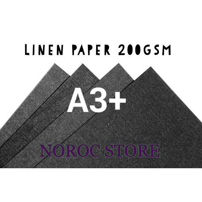 Kertas Linen Hitam A3+ | Shopee Indonesia