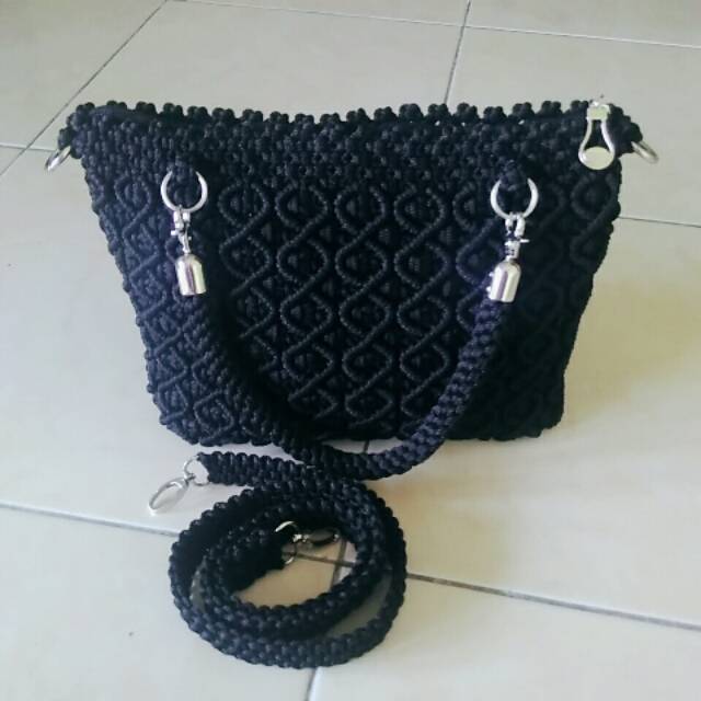 Tas tali kur motif bulat