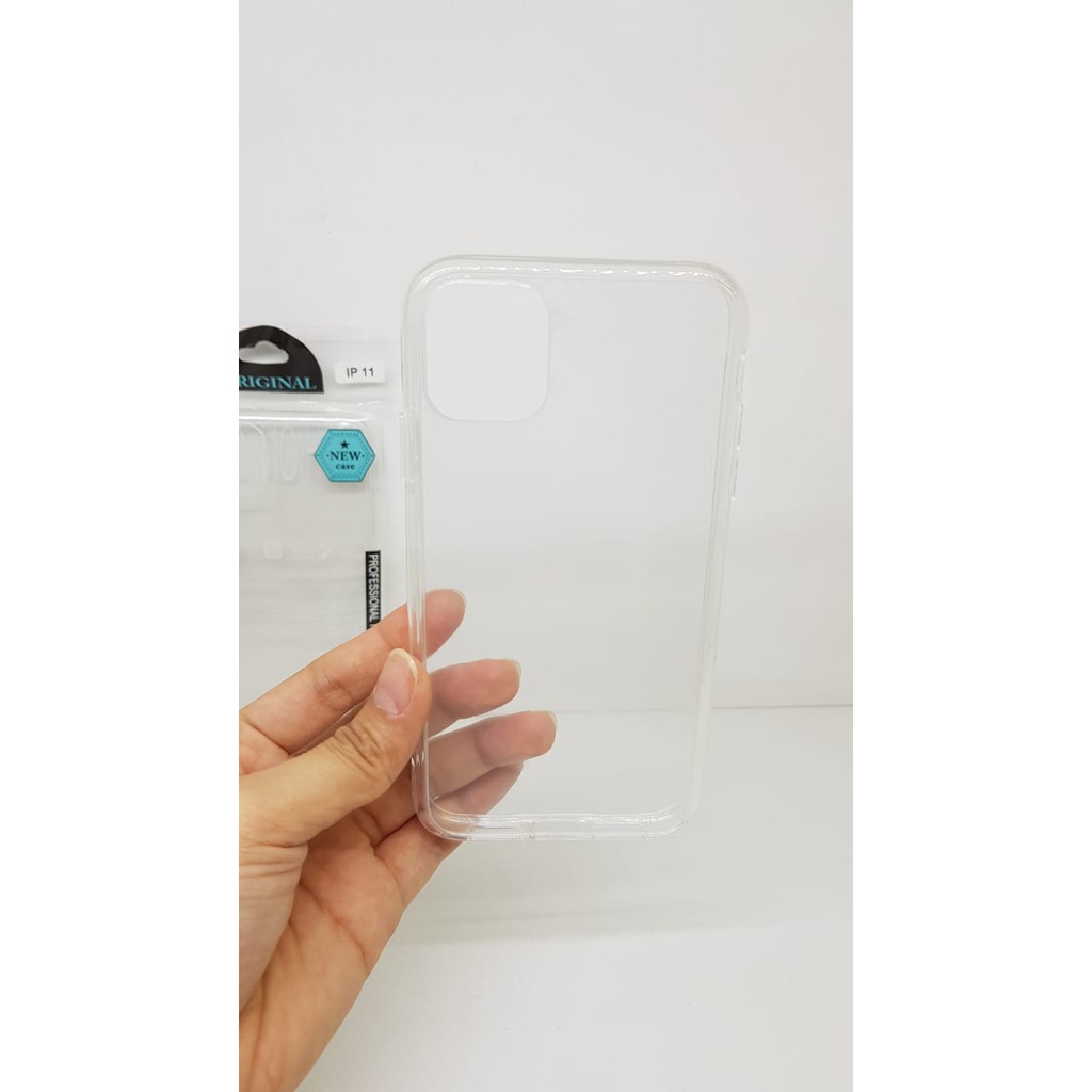 Crystal Case iPhone 11 6.1 Inch Ultra Clear List Karet iPhone 11 Anti Scratch Semi Hardcase