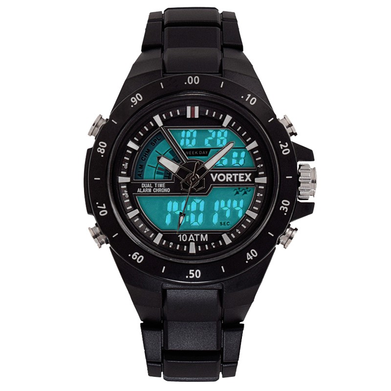 SKMEI Vortex vx1007 original  Jam Tangan  Pria  Tahan Air Analog Digital Sports Men Watch - HITAM