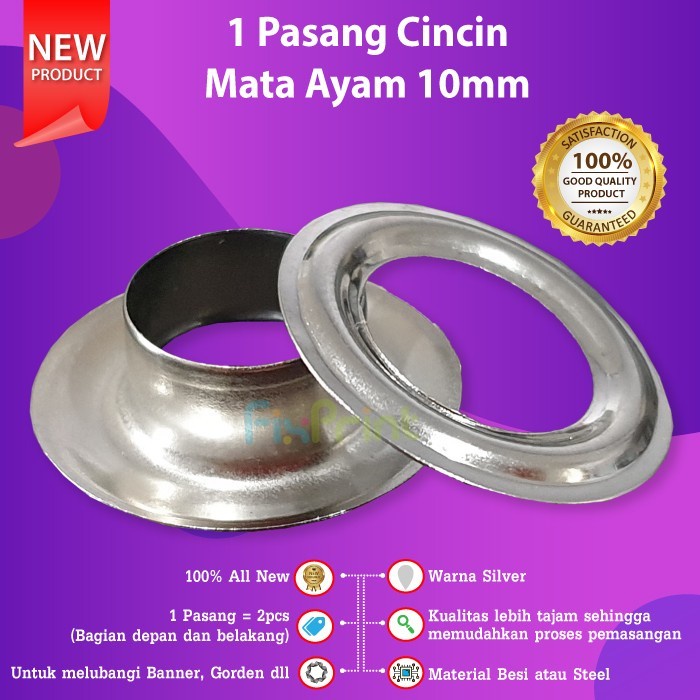 Ring Cincin Mata Ayam Diameter 10mm