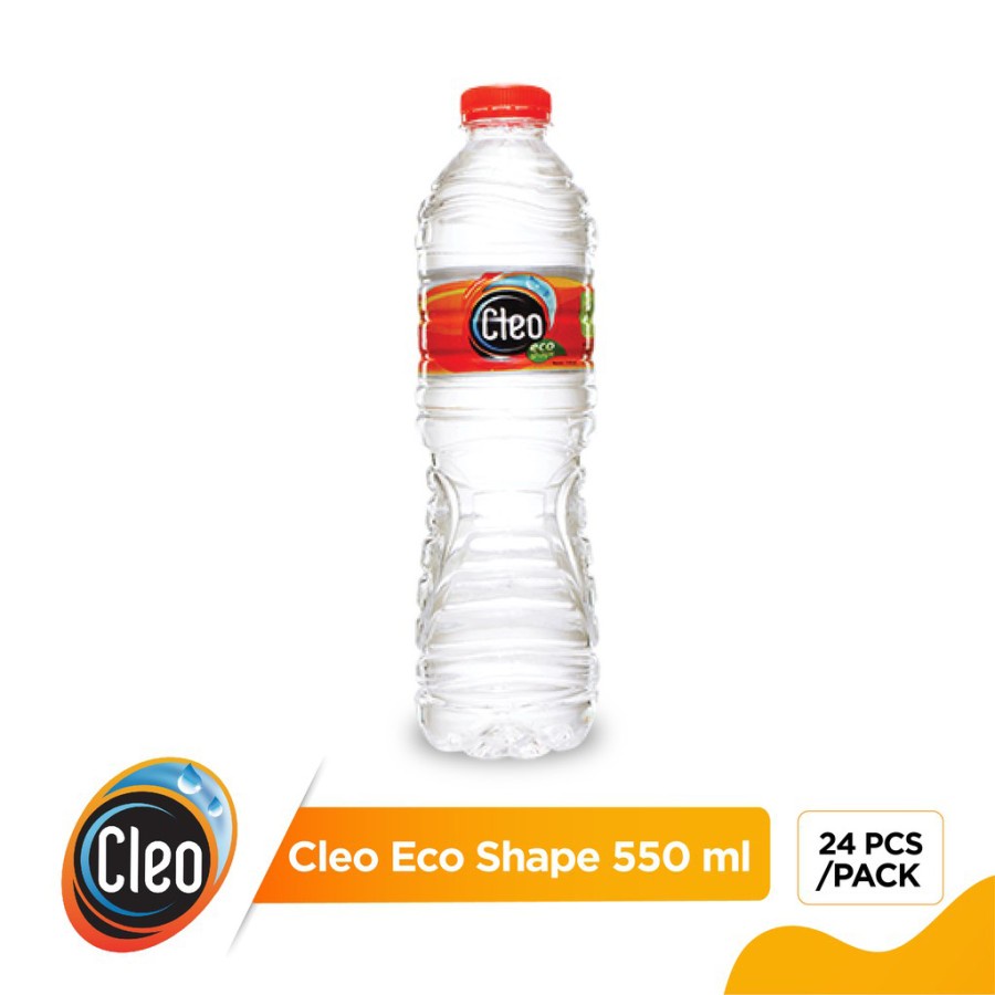 

Cleo Ecoshape 550 ml (24pcs) Kemasan Pack Plastik