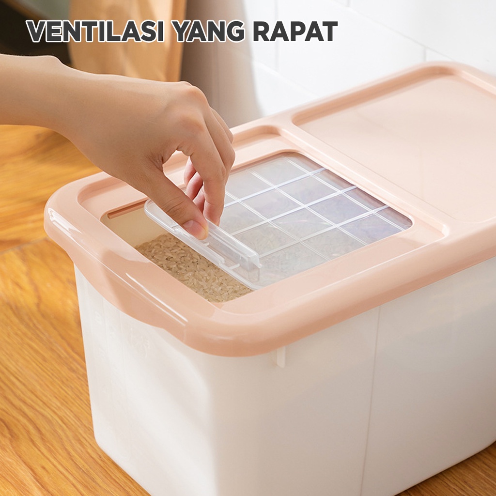 Tempat Beras Kacang Tempat Penyimpanan Makanan Rice Storage / Tempat Penyimpanan Beras / Tempat Penyimpanan Kacang