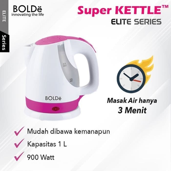 BOLDe Super Kettle Elite Series / Teko Listrik Pemanas Air - Teko 1Ltr