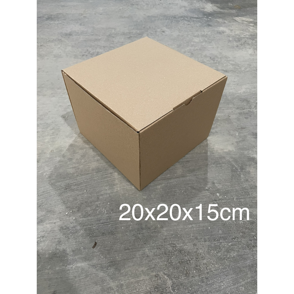 

(10pcs) Kardus uk. 20x20x15 cm...Die Cut untuk kotak Aksesoris dll, model box pizza